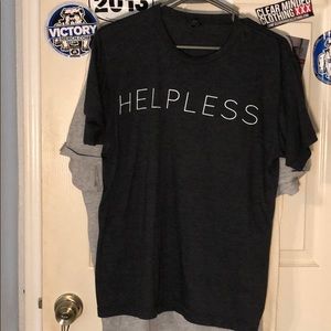 Dark grey “HELPLESS” Emarosa shirt